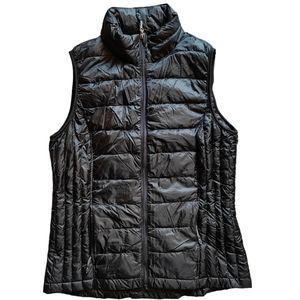 NWOT Down Filled Black Heat Keep Vest